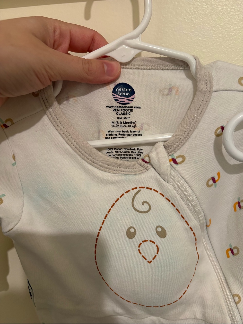 Nested Bean Zen Sack Classic & Zen Footie PJ Classic Set - Picture 4 of 5